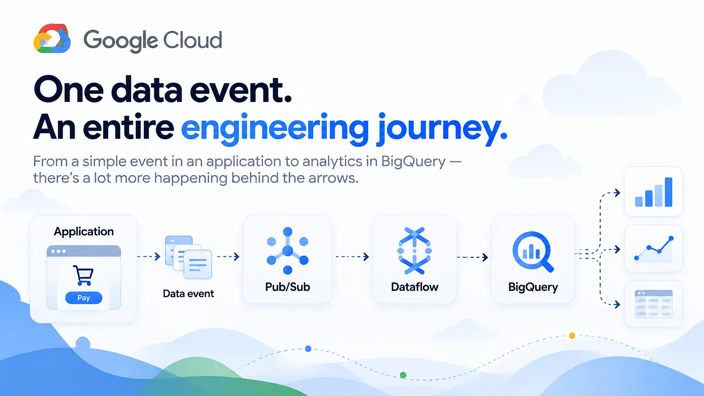 Google Cloud data event pipeline